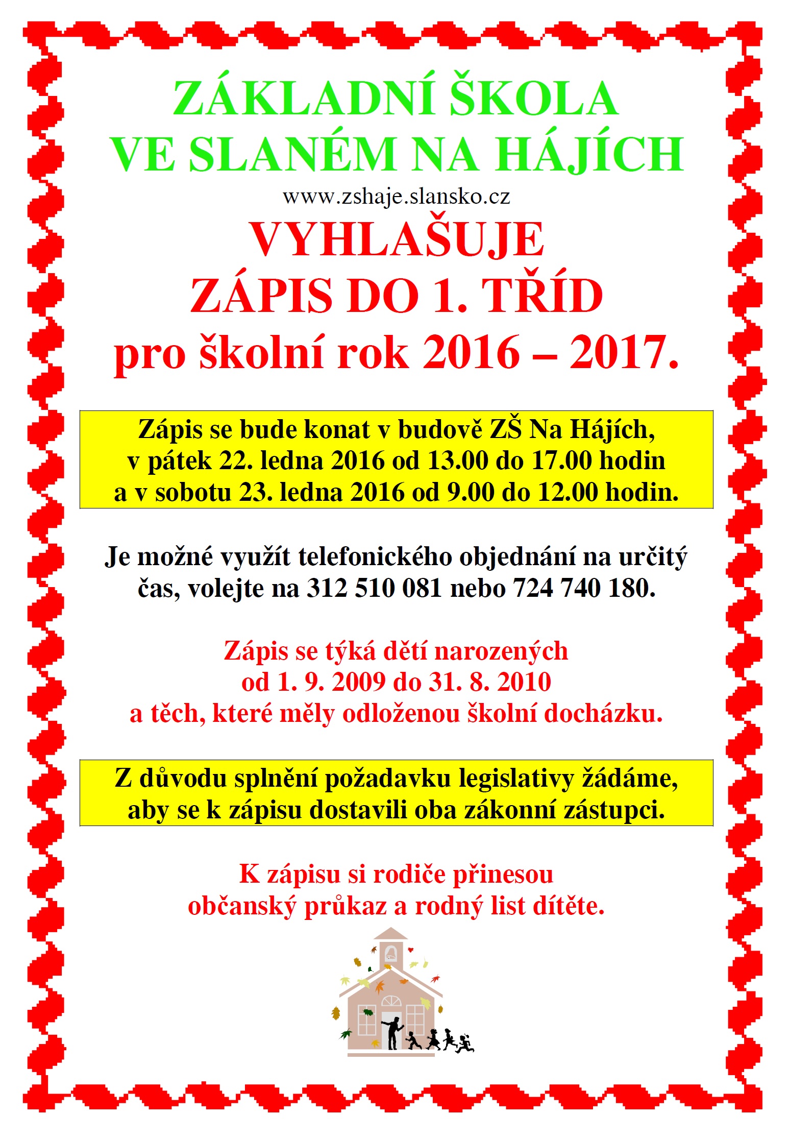 Zápis 2016 -17 plakát ZŠ Slaný Háje.jpg